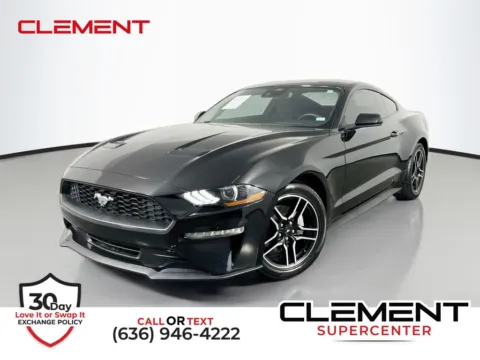Black 2021 Ford Mustang EcoBoost for sale in St. Charles, MO
