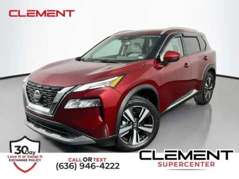 Red 2021 Nissan Rogue SL for sale in St. Charles, MO
