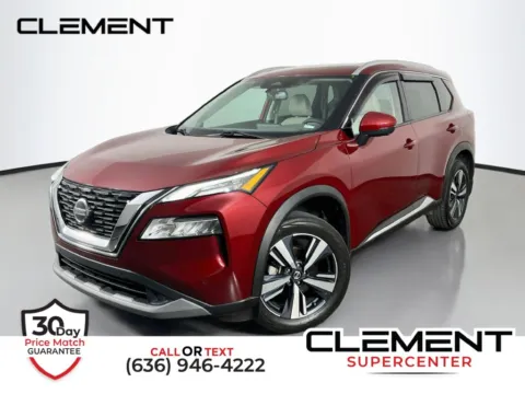 Red 2021 Nissan Rogue SL for sale in St. Charles, MO