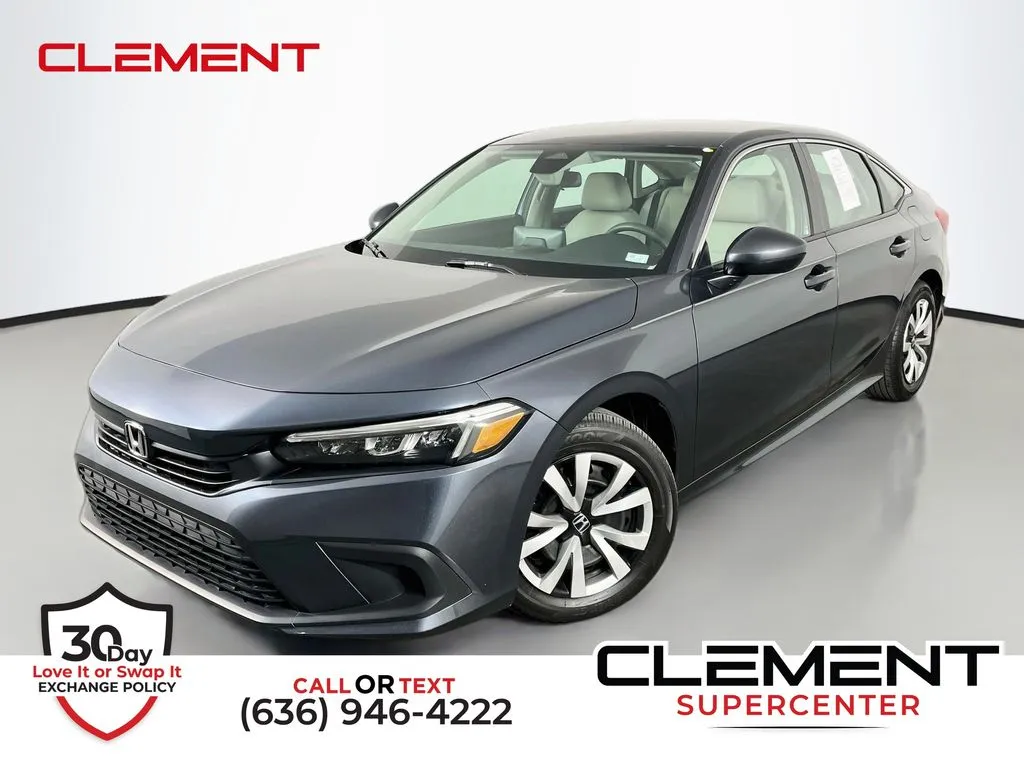 Gray 2023 Honda Civic LX for sale in St. Charles, MO