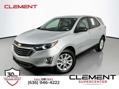 Silver 2019 Chevrolet Equinox LS for sale in St. Charles, MO