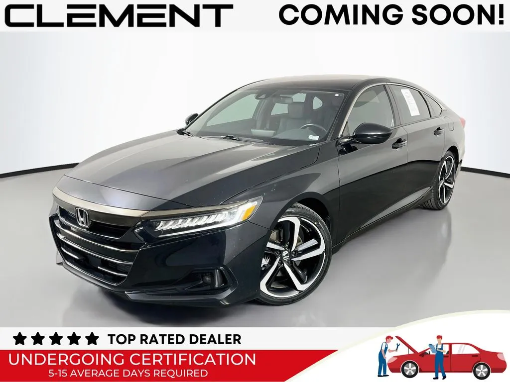 Black 2021 Honda Accord Sport for sale in St. Charles, MO