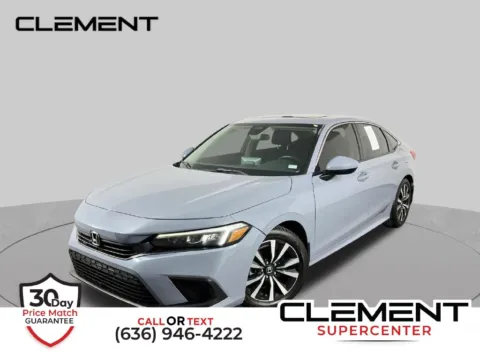 Silver 2024 Honda Civic EX for sale in St. Charles, MO