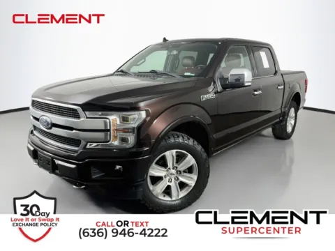 Red 2018 Ford F-150 Platinum for sale in St. Charles, MO