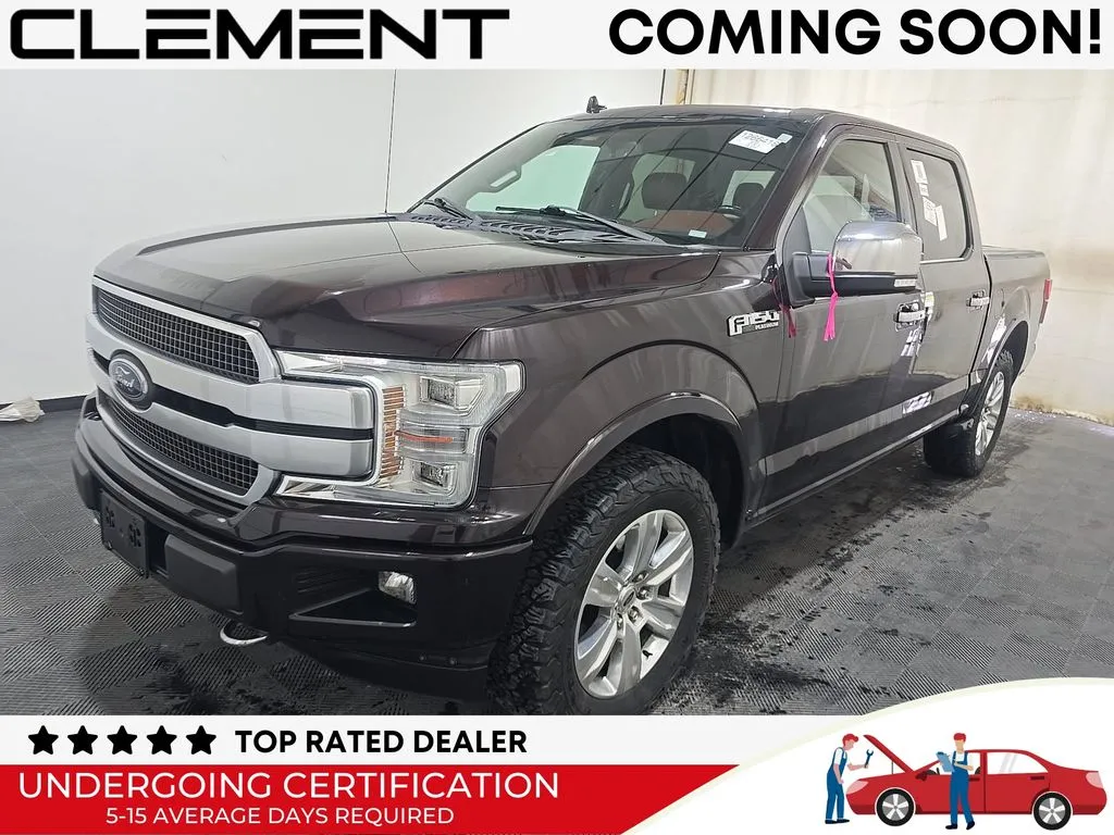 Red 2018 Ford F-150 Platinum for sale in St. Charles, MO