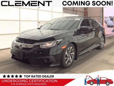 Black 2018 Honda Civic EX for sale in St. Charles, MO