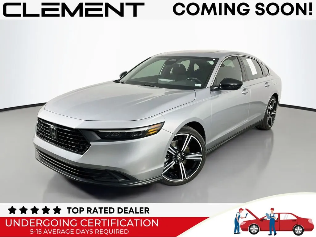 Silver 2023 Honda Accord Hybrid Sport for sale in St. Charles, MO