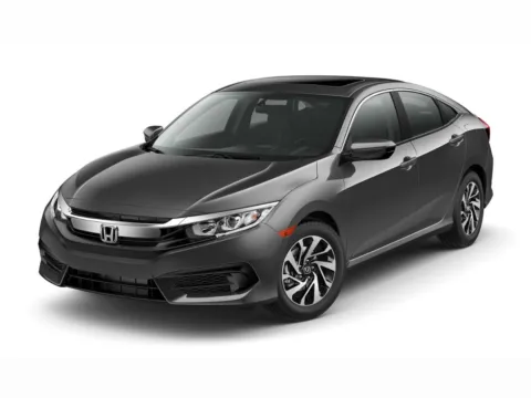 White 2016 Honda Civic EX for sale in St. Charles, MO