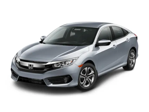 Silver 2018 Honda Civic LX for sale in St. Charles, MO