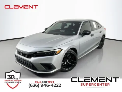 Silver 2023 Honda Civic Sport for sale in St. Charles, MO