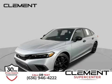 Silver 2023 Honda Civic Sport for sale in St. Charles, MO