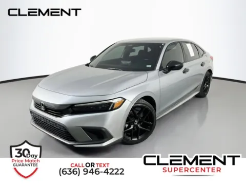 Silver 2023 Honda Civic Sport for sale in St. Charles, MO