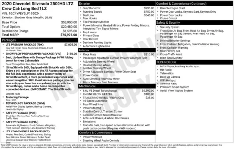 Photos of 2020 Chevrolet Silverado 2500 HD LTZ for sale in St. Charles, MO at Clement Supercenter