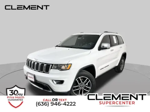 White 2019 Jeep Grand Cherokee Limited for sale in St. Charles, MO