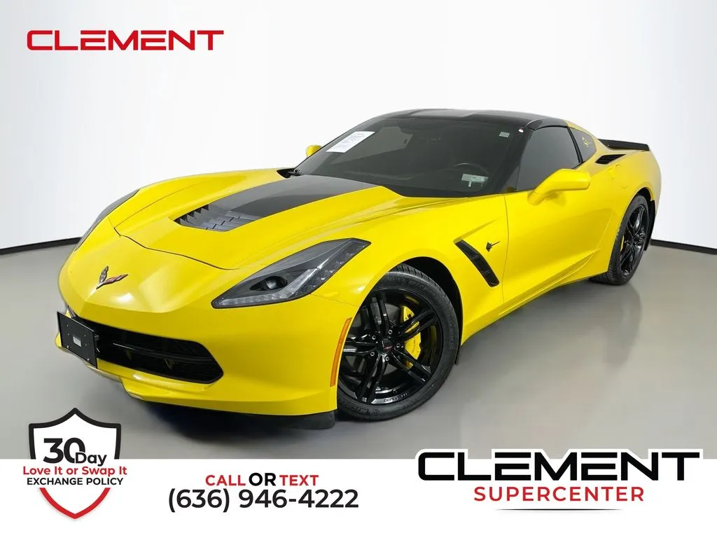 Yellow 2016 Chevrolet Corvette Stingray for sale in St. Charles, MO