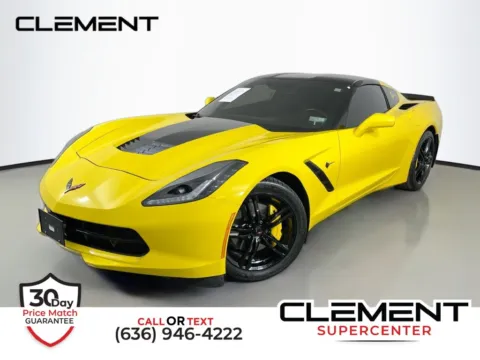 Yellow 2016 Chevrolet Corvette Stingray for sale in St. Charles, MO