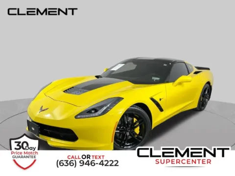 Yellow 2016 Chevrolet Corvette Stingray for sale in St. Charles, MO