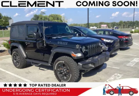 Black 2022 Jeep Wrangler Willys for sale in St. Charles, MO
