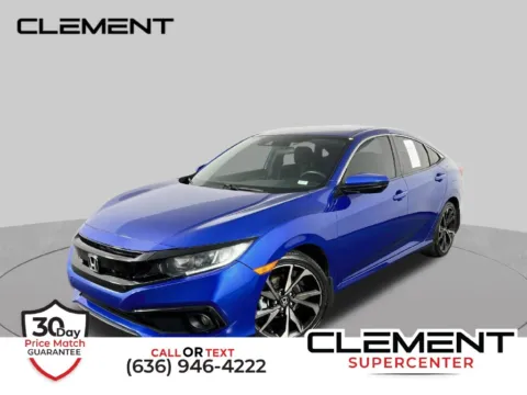 Blue 2021 Honda Civic Sport for sale in St. Charles, MO