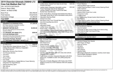 Photos of 2019 Chevrolet Silverado 2500 HD LTZ for sale in St. Charles, MO at Clement Supercenter