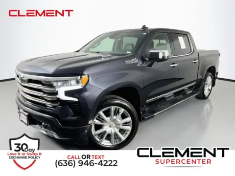 Gray 2022 Chevrolet Silverado 1500 High Country for sale in St. Charles, MO