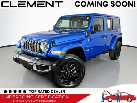 Blue 2024 Jeep Wrangler Sahara 4xe for sale in St. Charles, MO