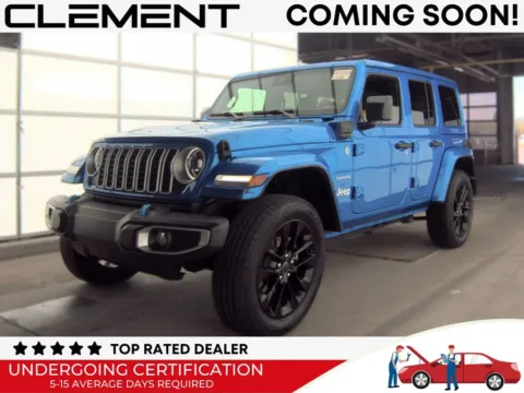 Blue 2024 Jeep Wrangler Sahara 4xe for sale in St. Charles, MO