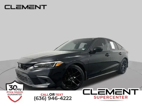 Black 2022 Honda Civic Sport for sale in St. Charles, MO