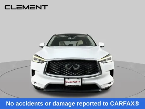 Photos of 2021 INFINITI QX50 LUXE for sale in St. Charles, MO at Clement Supercenter