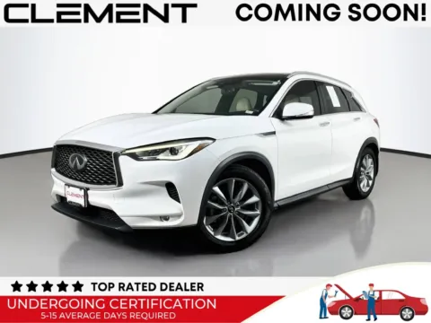 White 2021 INFINITI QX50 LUXE for sale in St. Charles, MO