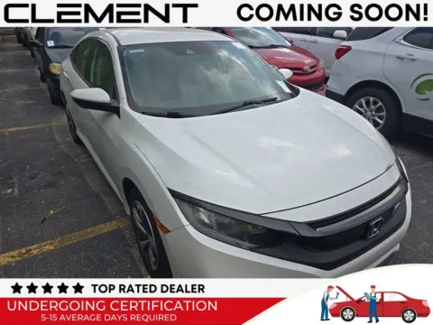 White 2019 Honda Civic LX for sale in St. Charles, MO