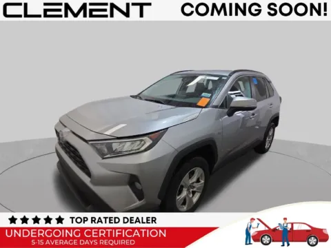 Silver 2021 Toyota RAV4 XLE for sale in St. Charles, MO