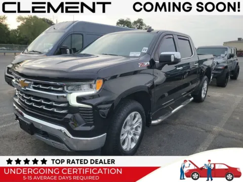 Black 2022 Chevrolet Silverado 1500 LTZ for sale in St. Charles, MO
