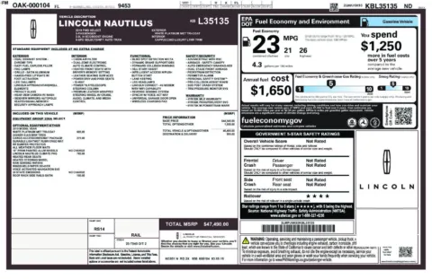 Photos of 2019 Lincoln Nautilus Select for sale in St. Charles, MO at Clement Supercenter