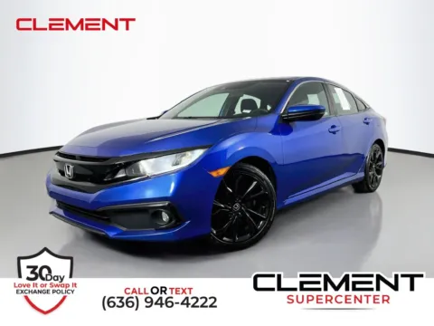 Blue 2021 Honda Civic Sport for sale in St. Charles, MO