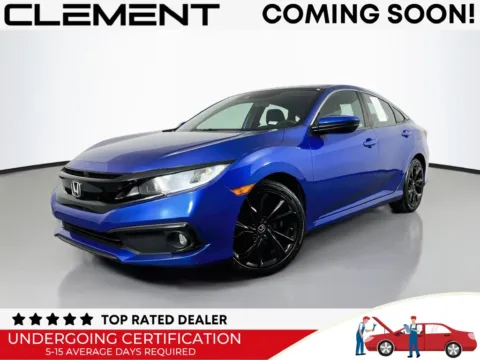 Blue 2021 Honda Civic Sport for sale in St. Charles, MO