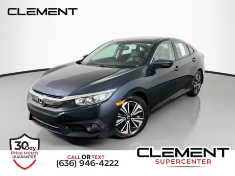 Gray 2018 Honda Civic EX-L for sale in St. Charles, MO