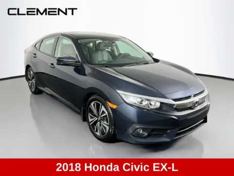 Another view of 2018 Honda Civic EX-L for sale in St. Charles, MO at Clement Supercenter