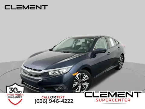 Gray 2018 Honda Civic EX-L for sale in St. Charles, MO