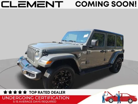 Gray 2023 Jeep Wrangler Sahara 4xe for sale in St. Charles, MO