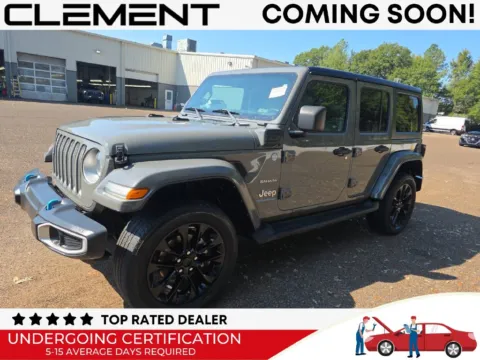 Gray 2023 Jeep Wrangler Sahara 4xe for sale in St. Charles, MO