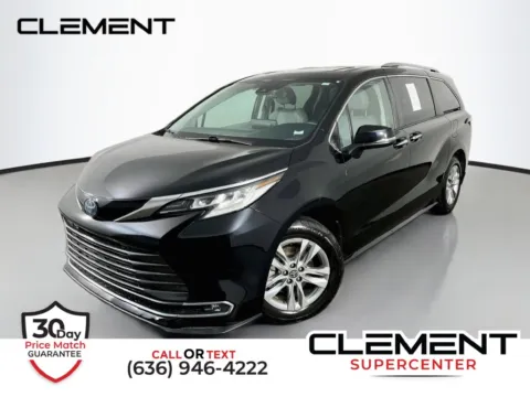 Black 2022 Toyota Sienna Limited for sale in St. Charles, MO