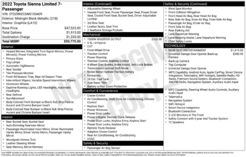 Photos of 2022 Toyota Sienna Limited for sale in St. Charles, MO at Clement Supercenter