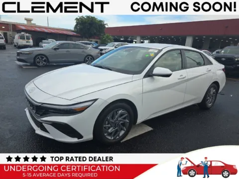 White 2025 Hyundai Elantra Hybrid Blue for sale in St. Charles, MO