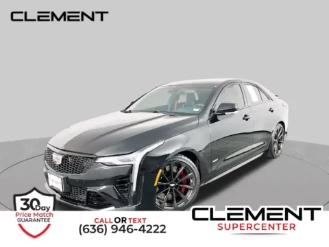 Black 2023 Cadillac CT4 V-Series for sale in St. Charles, MO