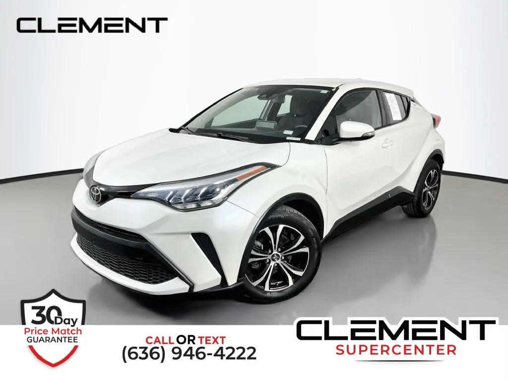 White 2021 Toyota C-HR LE for sale in St. Charles, MO