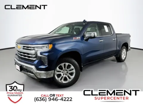 Blue 2023 Chevrolet Silverado 1500 LTZ for sale in St. Charles, MO