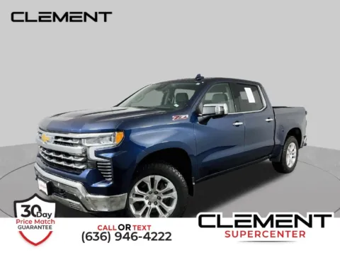 Blue 2023 Chevrolet Silverado 1500 LTZ for sale in St. Charles, MO