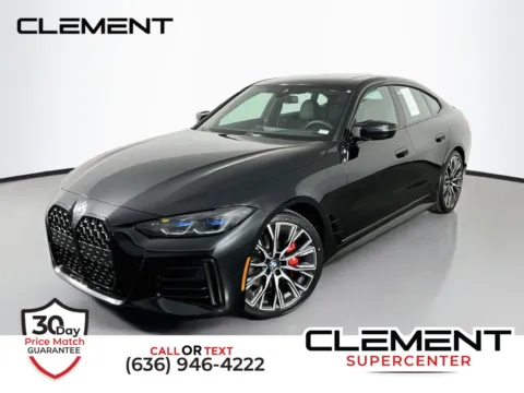 Black 2024 BMW 4 Series M440i xDrive Gran Coupe for sale in St. Charles, MO