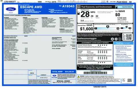 Photos of 2023 Ford Escape ST-Line for sale in St. Charles, MO at Clement Supercenter